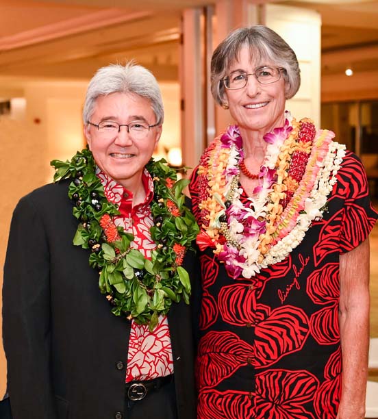 HPU President John Gotanda and Former Gov. Linda Lingle