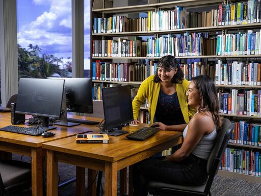 Ladies in a Library