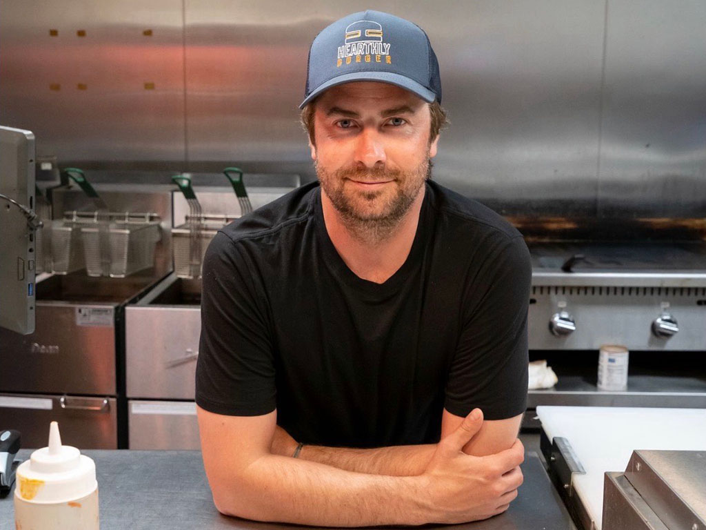 Christopher Gooch at Hearthly Burger.