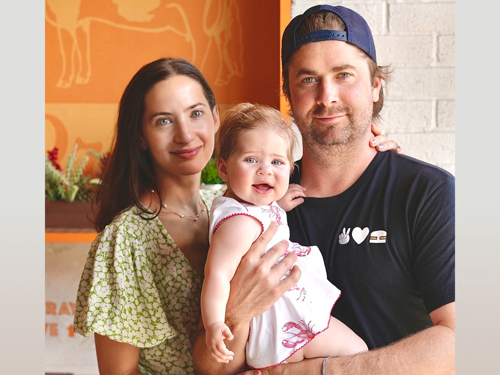 Christopher Gooch with Alexa and Élodie.