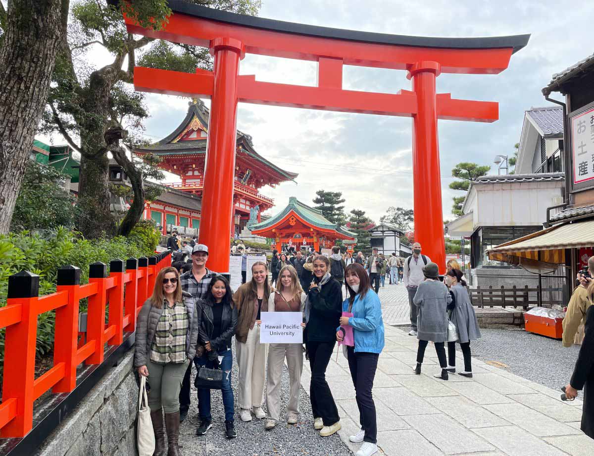 The HPU UN team in Japan