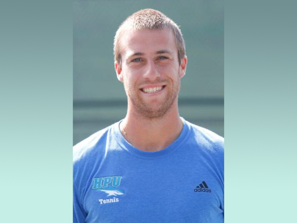 Pierre Tafelski while a graduate assistant men's and women's tennis coach at HPU