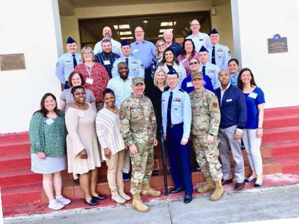 Participants of the Health Professions Influencer tour (Leeah Javier seen second row, far-right)