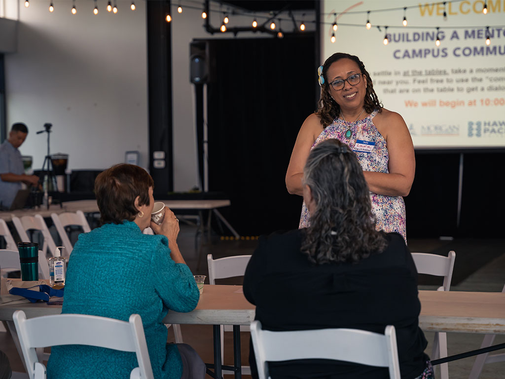 Laura Dorsey-Elson helps to facilitate the training initiatives at Aloha Tower Marketplace