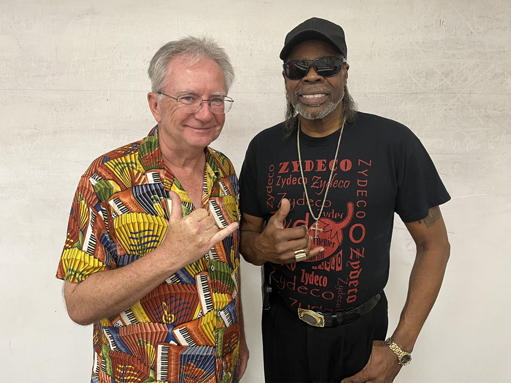 HPU Communication Professor John Hart and C.J. Chenier