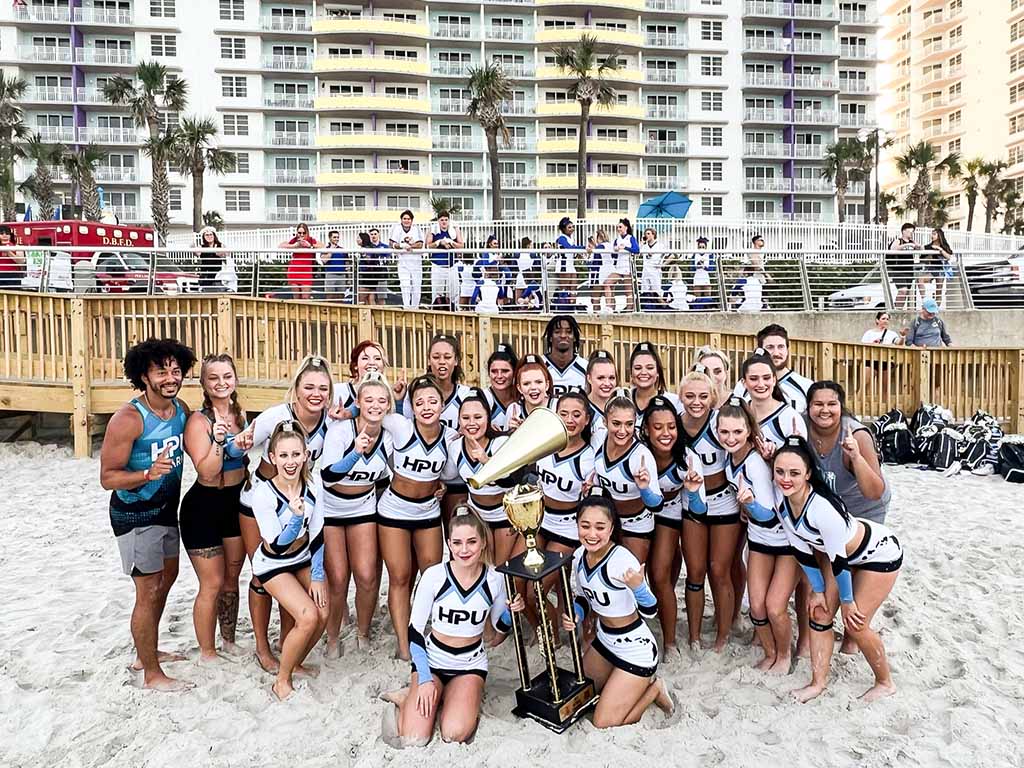 HPU cheer won its eighth NCA National Championship