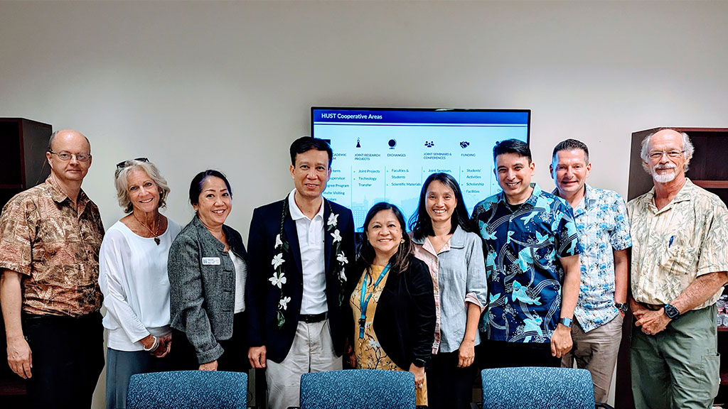 Pictured (Left to Right): Russell Hart, Barbara Hannum, Carin Iha, Tuan Le, Edna Magpantay-Monroe, Hanh Nguyen, Mani Sehgal, Mark Rosenbaum, Stewart Crawford
