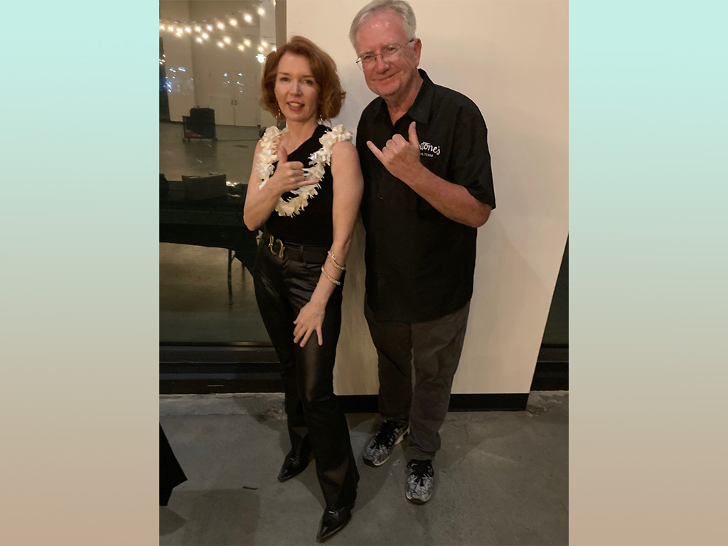 Sue Foley and John Hart at HPU's Sunset Ballroom