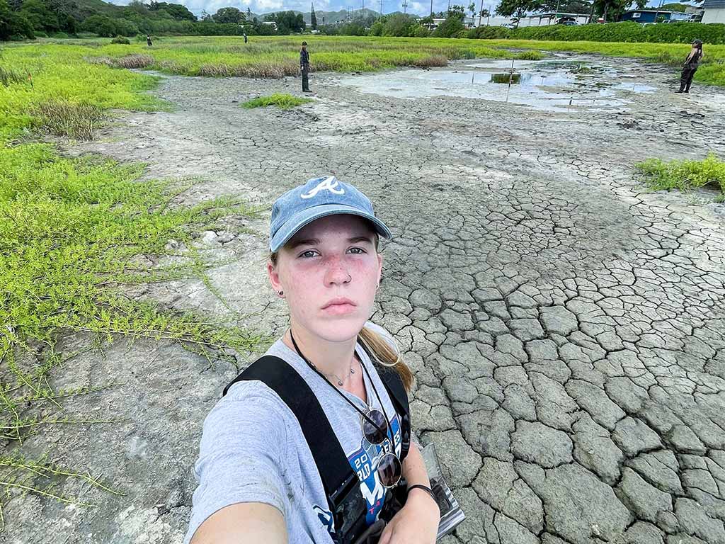 Emily Andrist at Hamakua