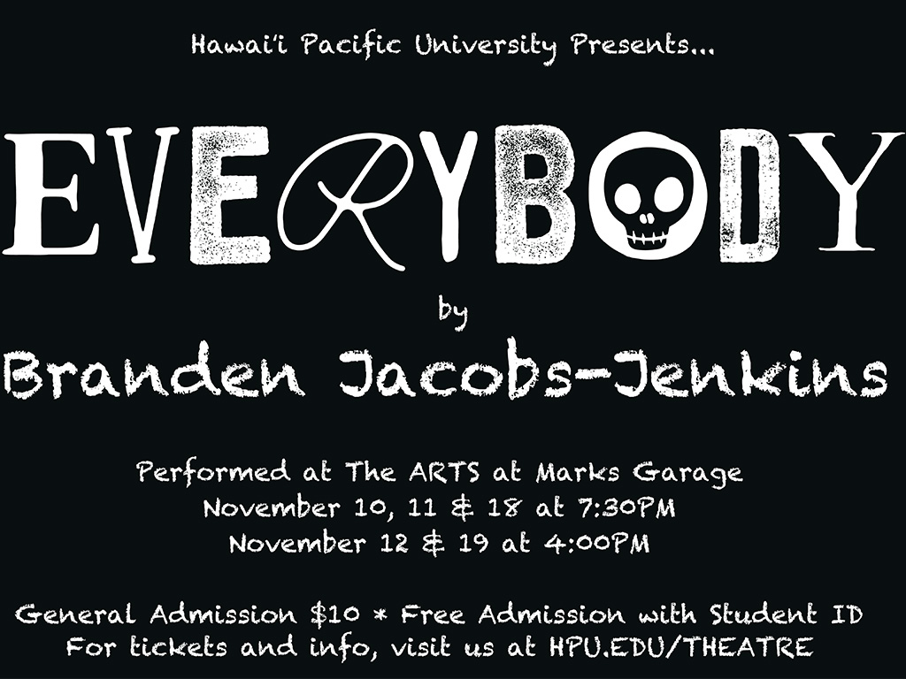 HPU's production of 'Everybody' features 20 students and two alumni