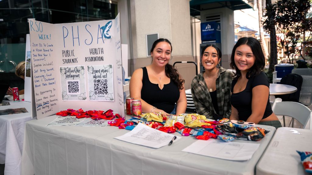 The Public Health Students' Association encouraged students to learn more about public health and healthy habits, as well as creating vision boards for the new year