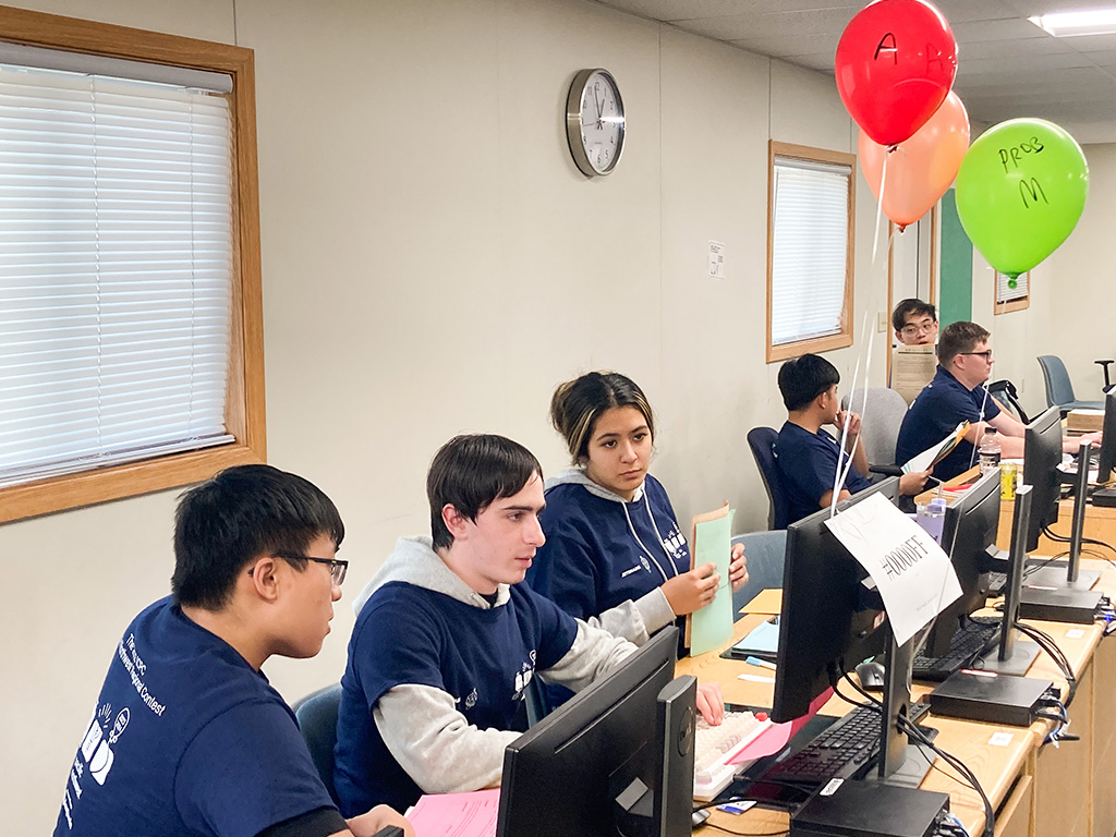 HPU competed against UH Hilo and BYU Hawai'i in Division I of the 2023 ICPC