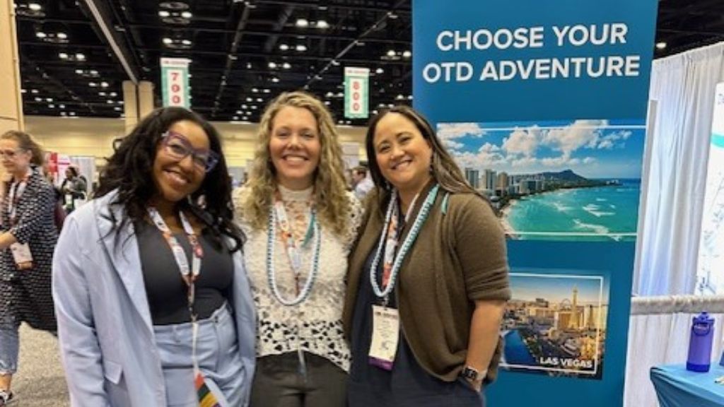 At the 2024 American Occupational Therapy Association INSPIRE Conference and Expo held in Orlando, March 21-23, Briana 