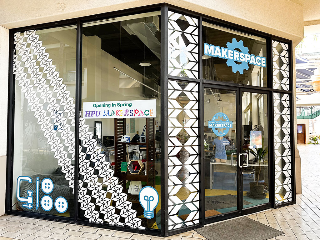 HPU's new maker space is located at its Aloha Tower Marketplace campus