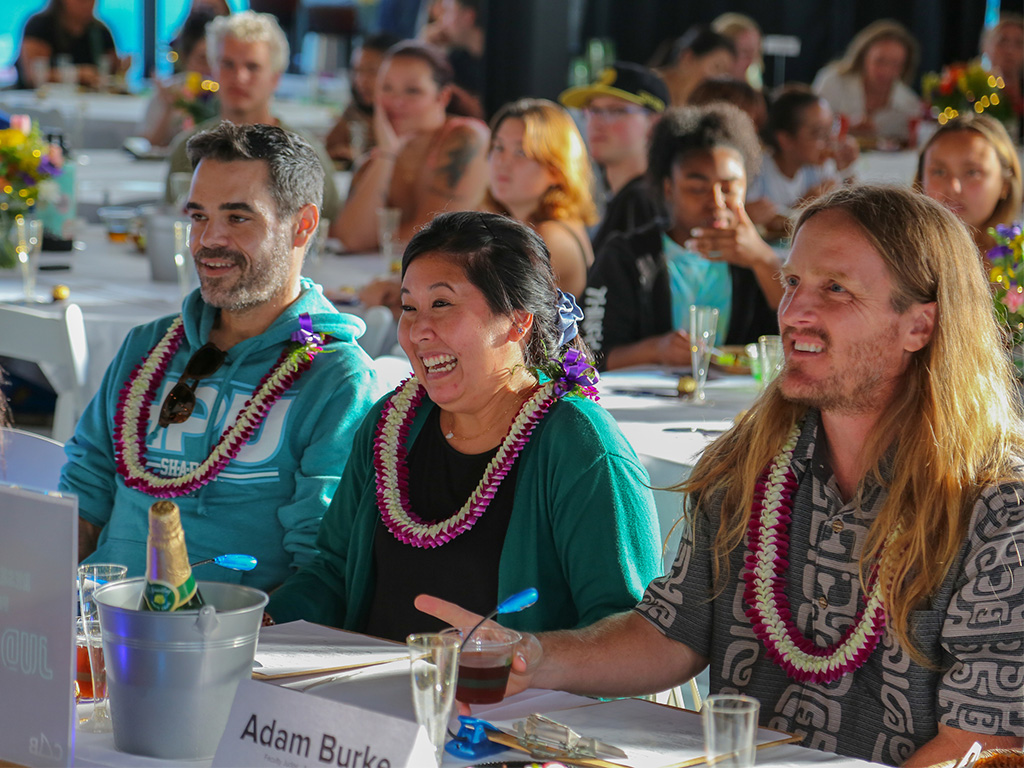 Judges Jordan Oliver, Erica Chun, Adam Burke enjoyed each of their introductions, even sharing a special hidden talent they had. Not Pictured, judges River Roussos and Izavelle Martos