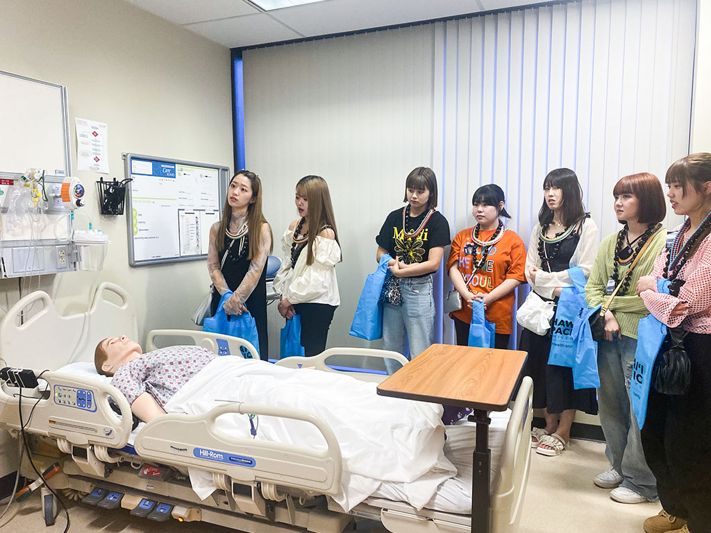 TWMC students had the opportunity to apply their knowledge in simulated scenarios in HPU's simulation lab