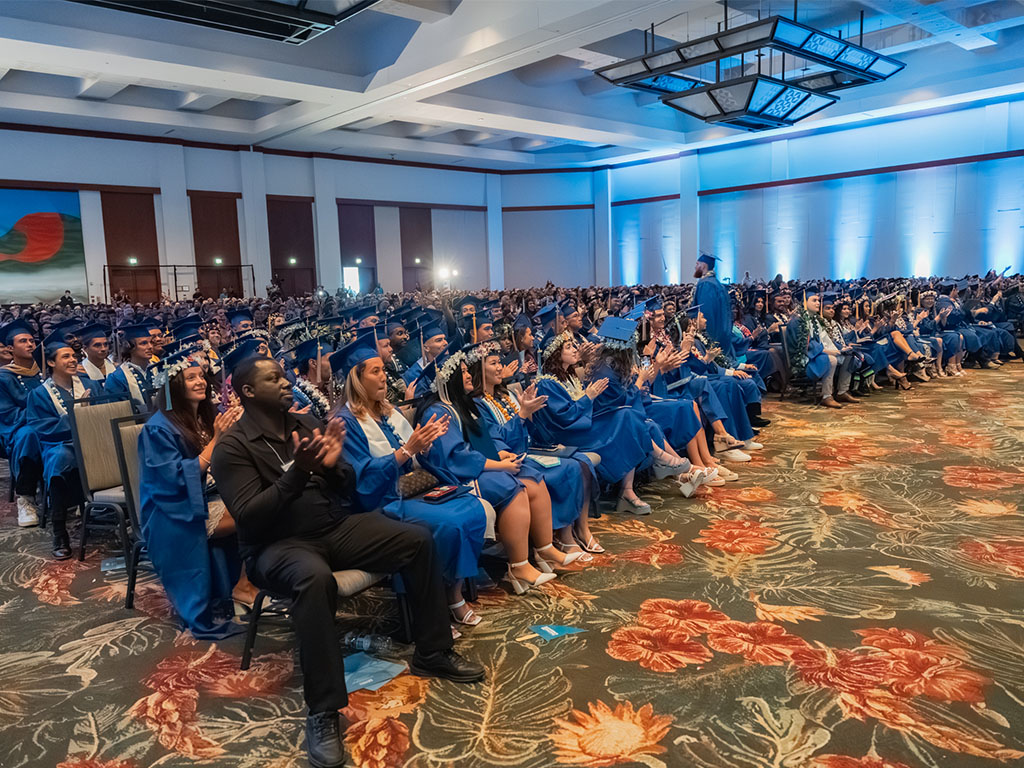 More than 550 HPU students graduated, everyone united with HPU faculty and staff in a joyous celebration of commencement