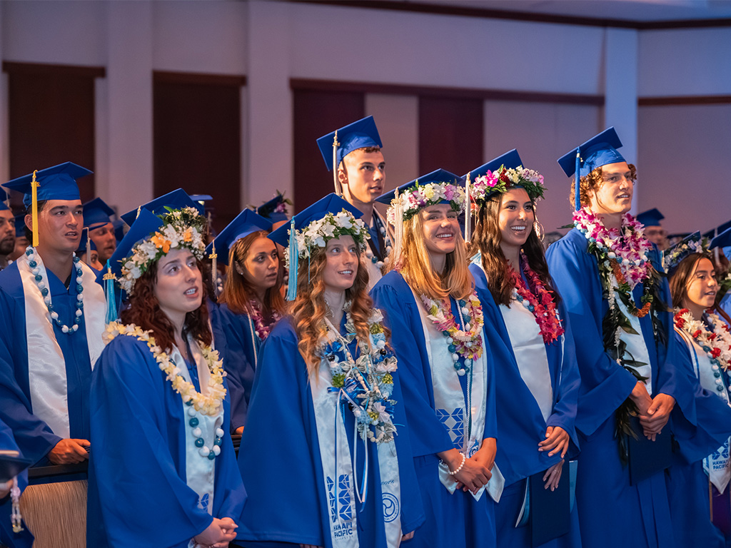 More than 550 HPU students graduated in the spring 2024 commencement