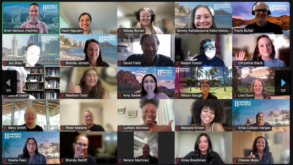 The virtual Capstone Symposium connected presenters and audience members near and far