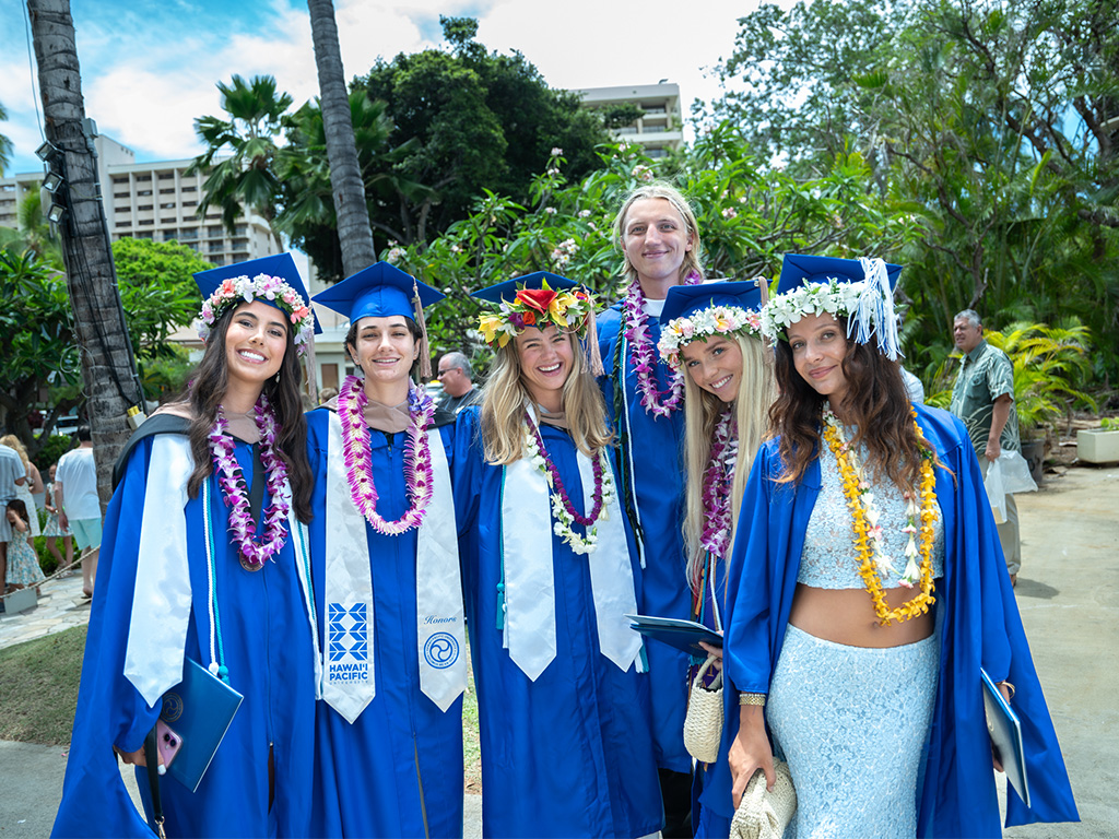 HPU graduates celebrate earning their degrees