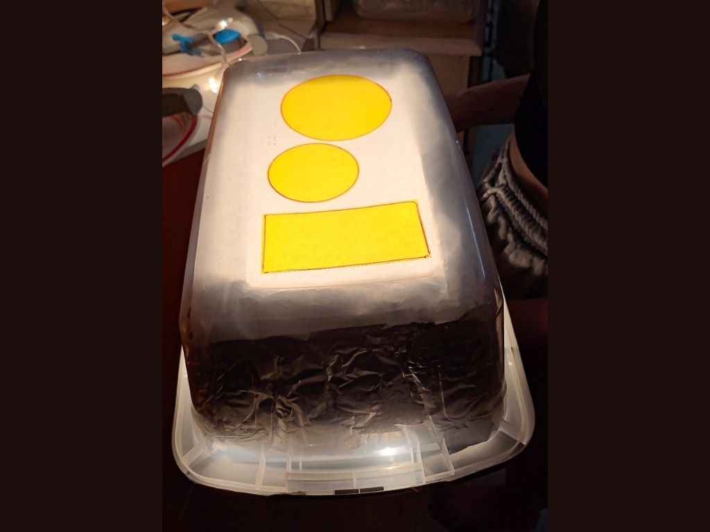 The HPU team built and donated light boxes (devices that help children with low vision or cortical visual impairments develop visual skills) so that each classroom would have access to this essential support