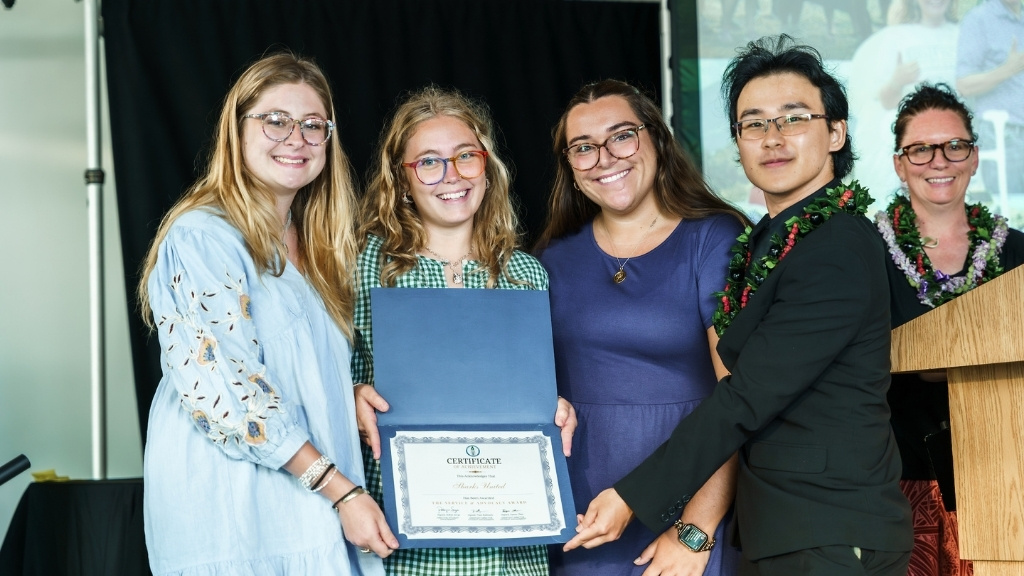 Sharks United receives the Service and Advocacy Award