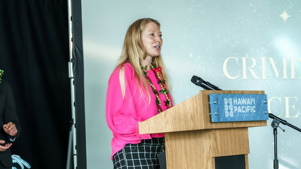 The Collaborative Campus Partner Spirit Award honors was presented to the Libraries and Learning Commons, represented by Director Dr. Sabrina Thomas