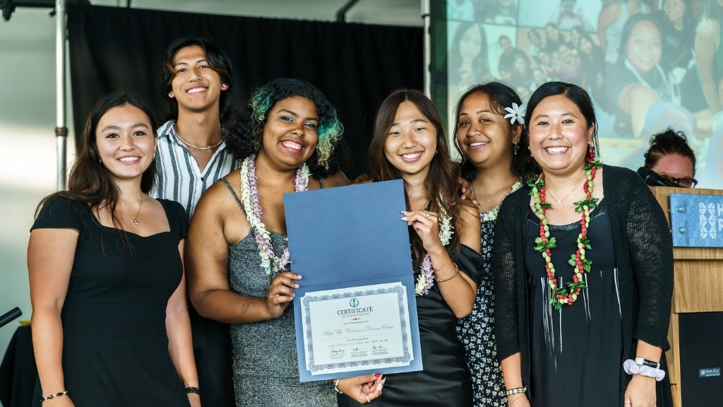Step Up Warrior Dance Crew receives the Emerging RSO of the Year Award