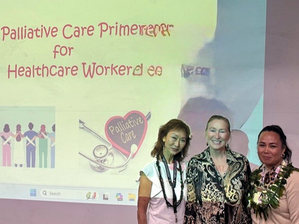 Left to right: Naomi Morita, Joy Bliss, Airy Mae Stocker
