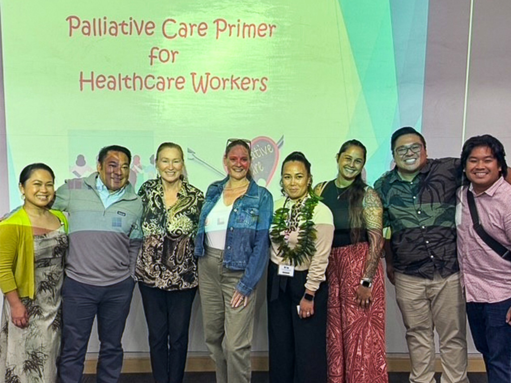 Left to Right: Maria Erci Guisadio-Abis, Reid Watanabe, Joy Bliss, Petra Ranches, Airy Mae Stocker, Sandy Mahea Anderson, Michael Pasete, Norman Aquino