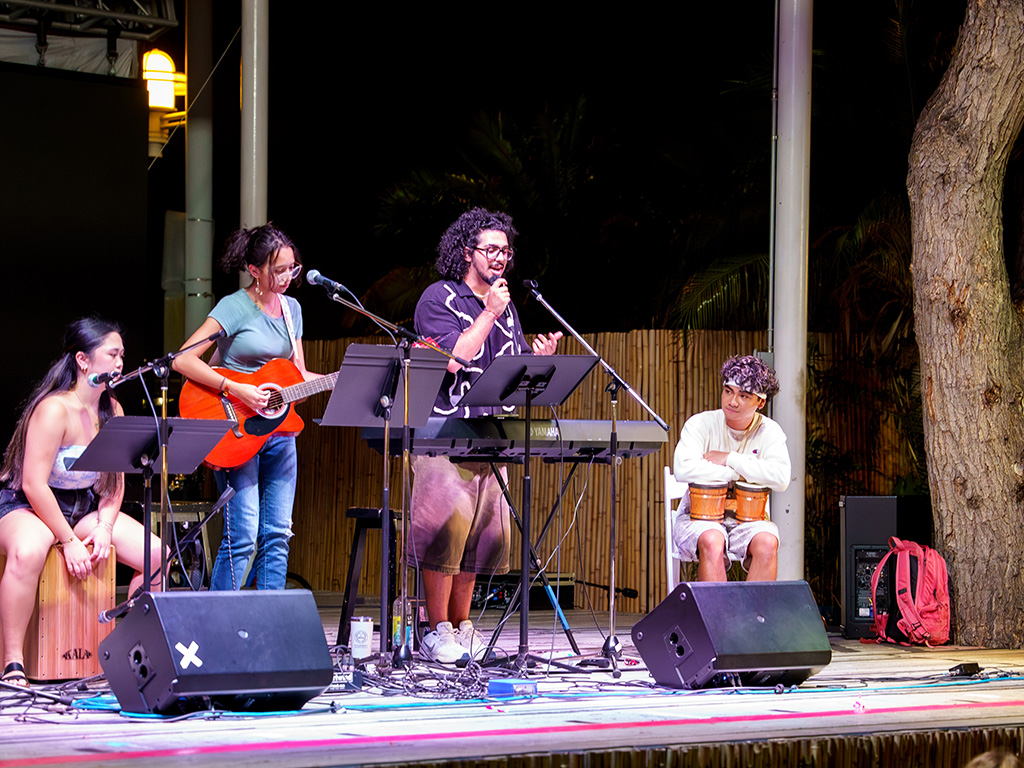 HPU's International Vocal Ensemble performed at the event