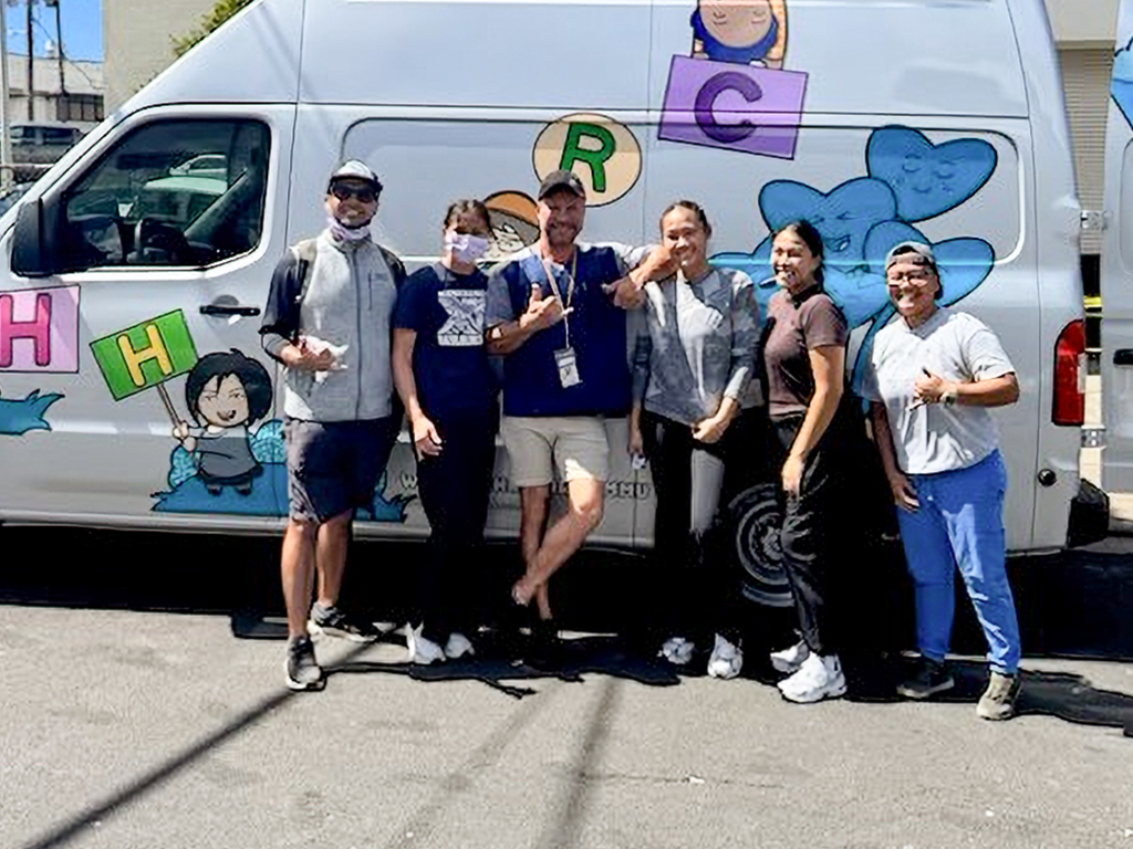 Left to Right: Carleton Schiller, Angela Mariano, Richard Rameriz, Johanna Su, Keona Maldonado