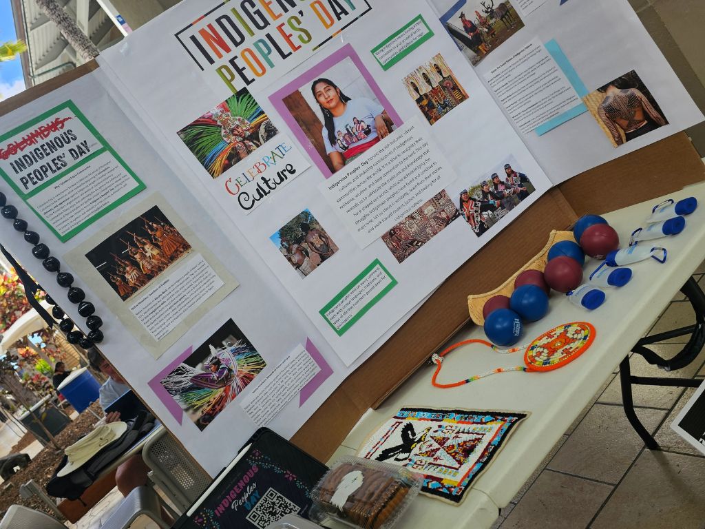 Indigenous Peoples' Day table display
