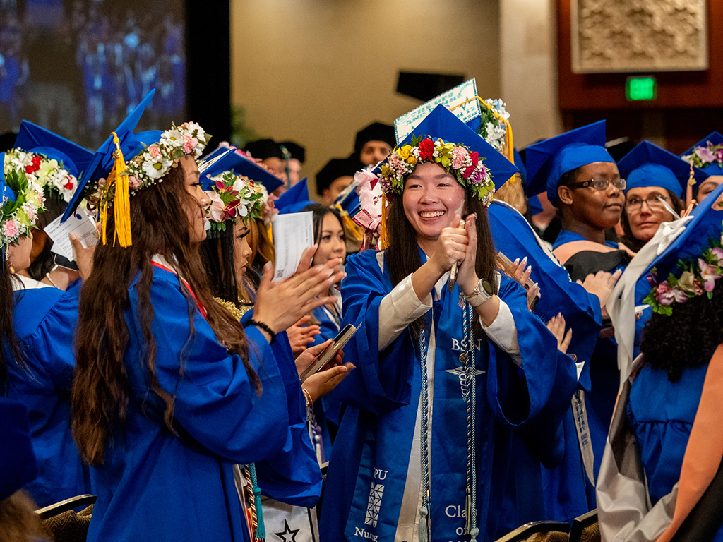 HPU students celebrate at their commencement ceremony