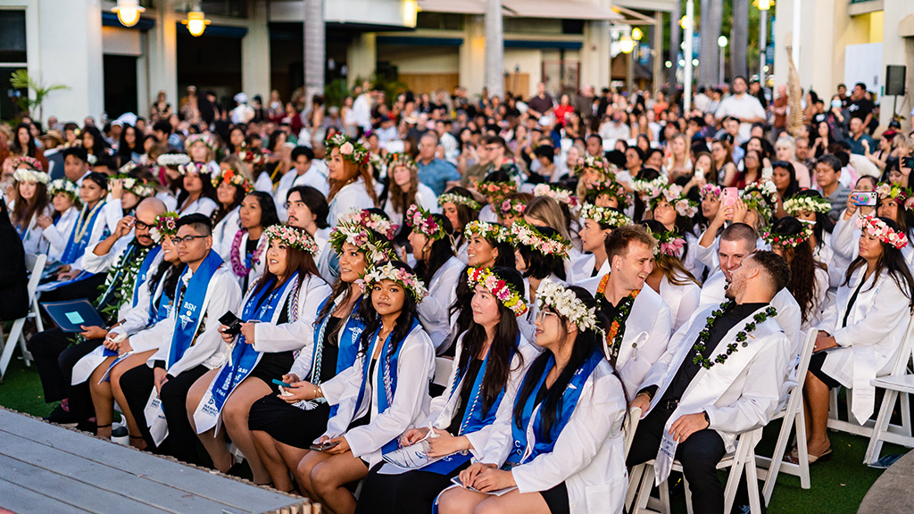 The fall 2025 pinning and recognition ceremony took place at Aloha Tower Marketplace on December 6, 2025