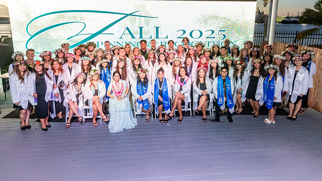 A total of 76 HPU students graduated with their BSN, MSN, or MPH degrees in fall 2025