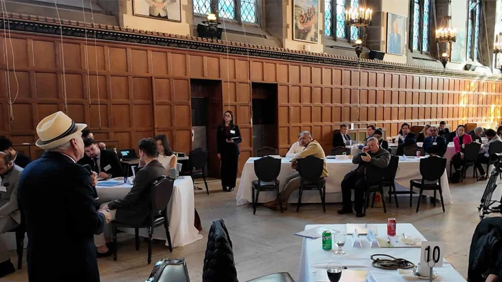 Ken Schoolland speaking at the Third Annual World Anti-Extremism Network Conference