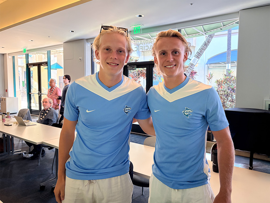 Team Lumo (left to right): Olle Ridelius and Paul Norberg