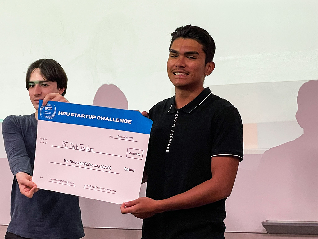 PC Tech Tracker won the HPU Startup Challenge