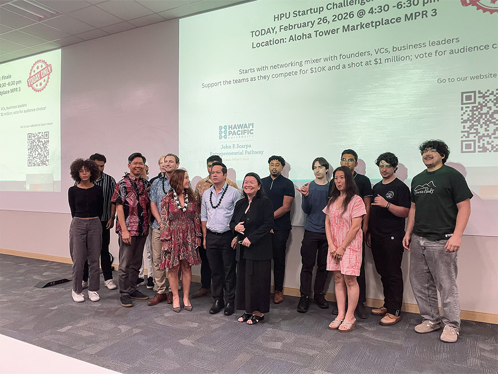 The HPU Startup Challenge saw five teams compete for $10,000 and the chance to win $1 million in funding