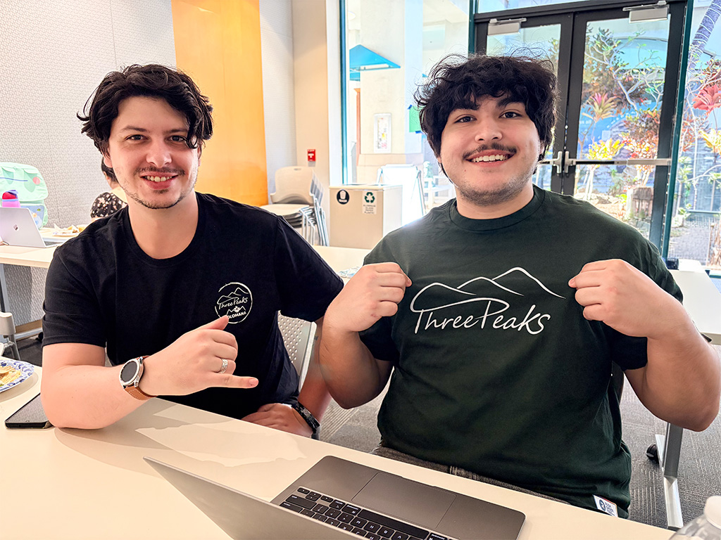 Team Three Peaks Brewery (left to right): Frank Starapoli and Patrick Long