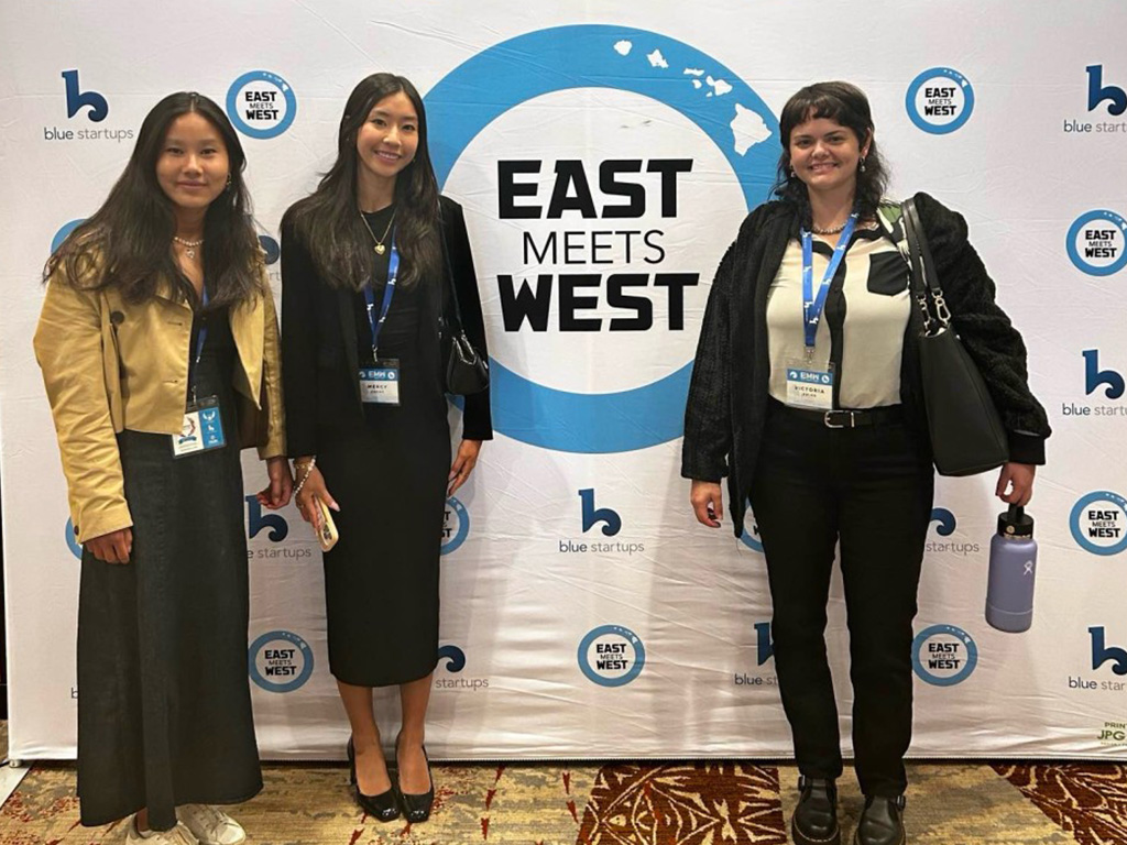 HPU students at the East Meets West conference on April 9