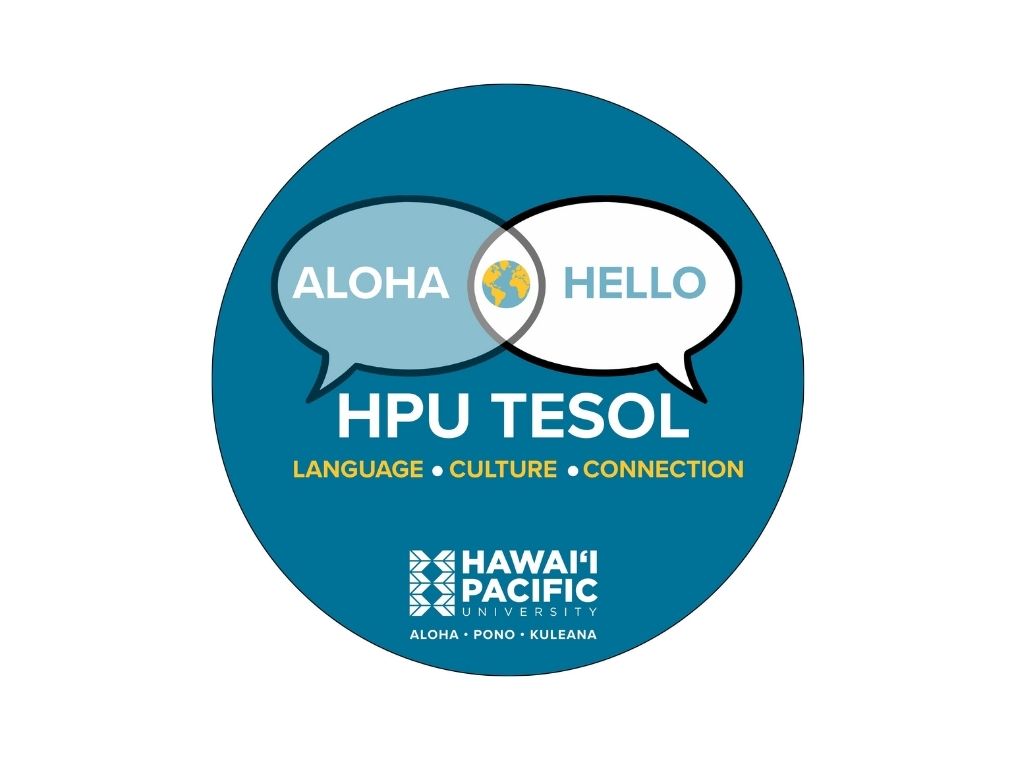 Irina Loyerʻs winning design for the 2026 TESOL Sticker Contest