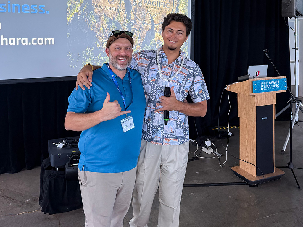 Alexi Drouin (left) and Gabriel Yanagihara (right)