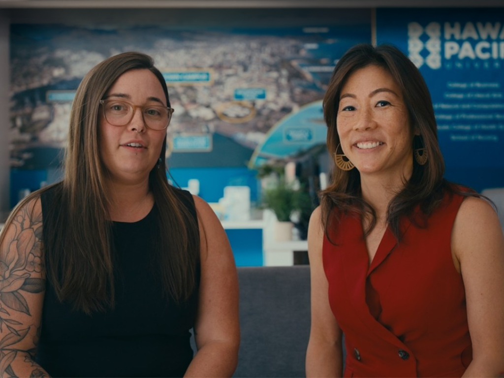 The Kokua Center is led by Melissa Matsubara (right) and Ali Ancheta (left)