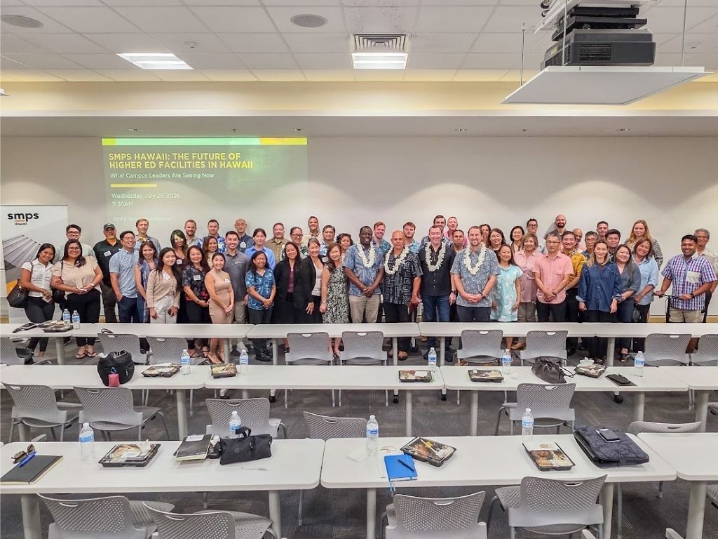 SMPS Hawaiʻi summer 2026, the future of higher ed facilities in Hawaiʻi, planning forum attendees and presenters