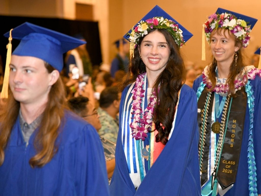 Sophie Bulatovic on HPU graduation day