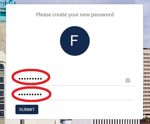 Create New Password