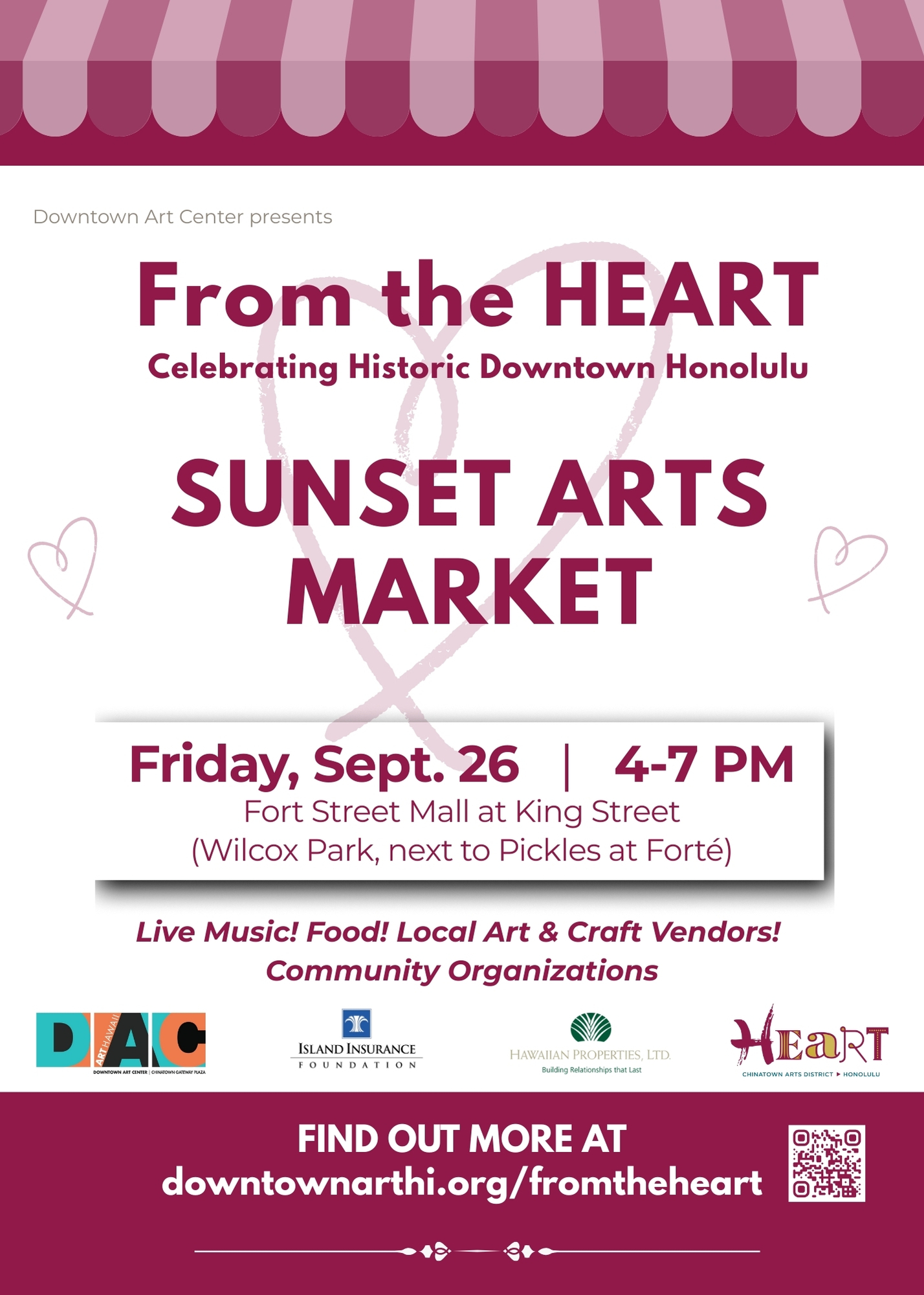 From the Heart Sunset Arts Market 