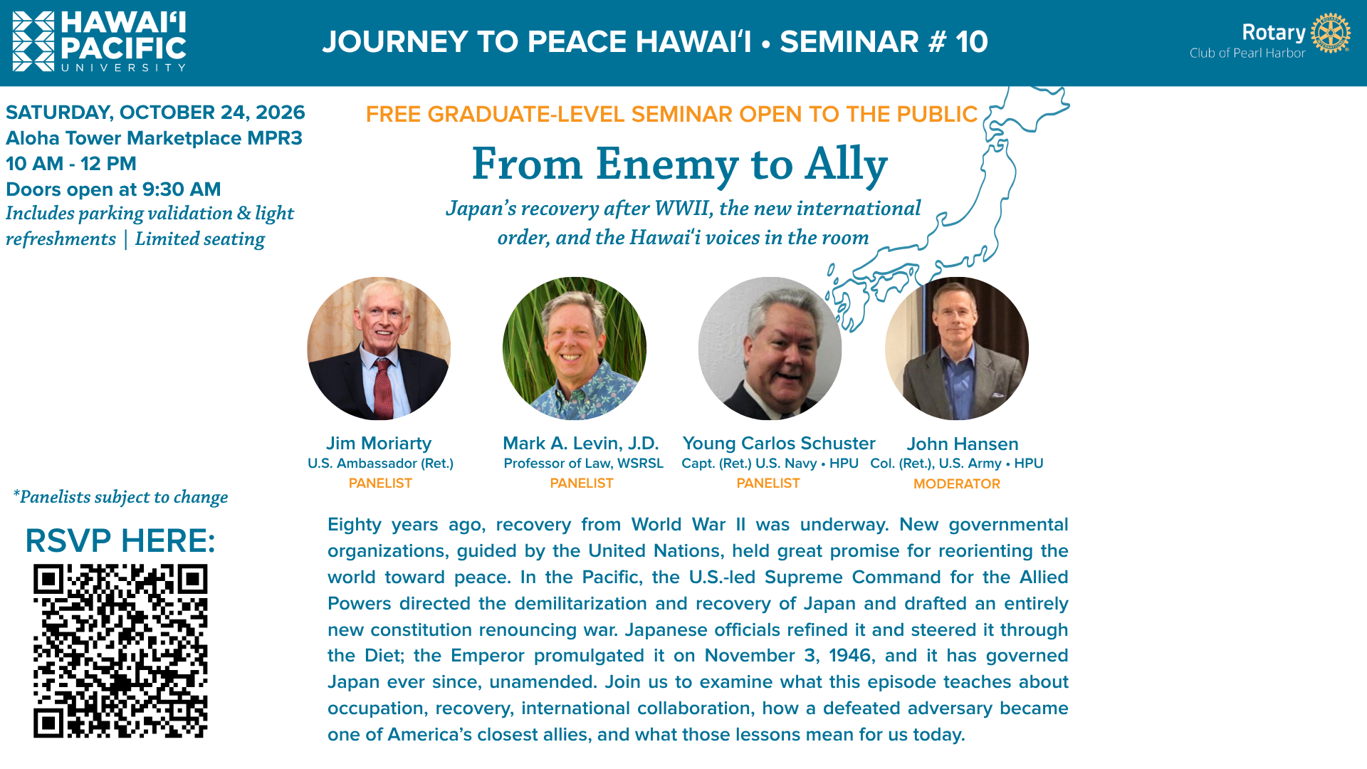 journey to peace flyer